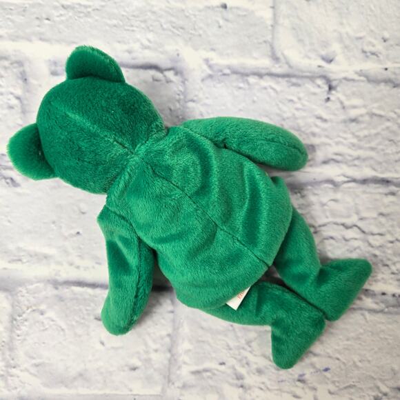 1997 Erin Beanie Baby NO PAPER TAG St Patrick's Day Lucky Irish Shamrock - Picture 6 of 9